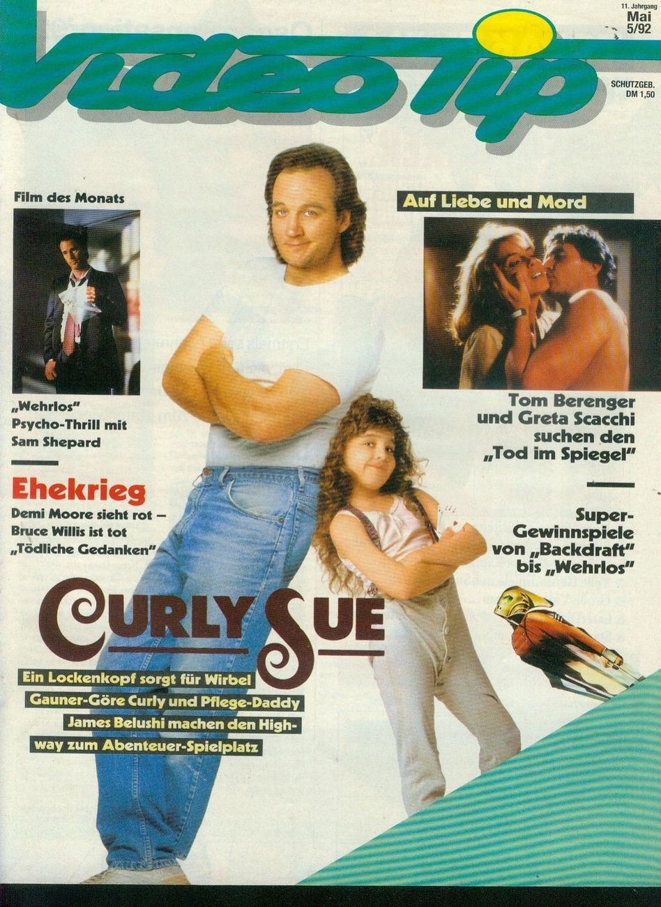 VIDEO TIP magazine side cover May 1992