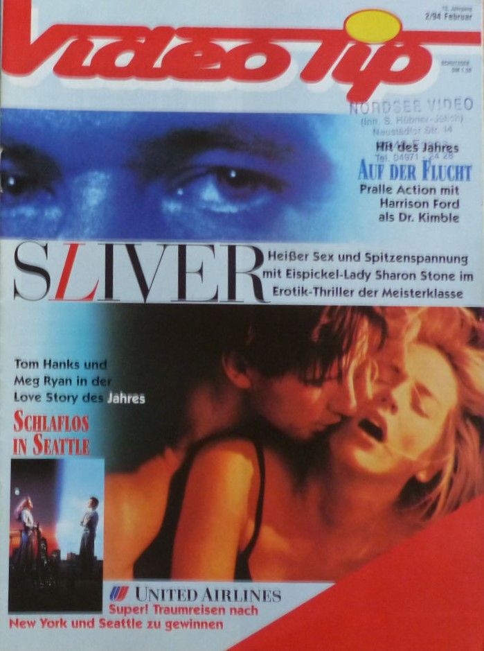 VIDEO TIP magazine side cover February 1994