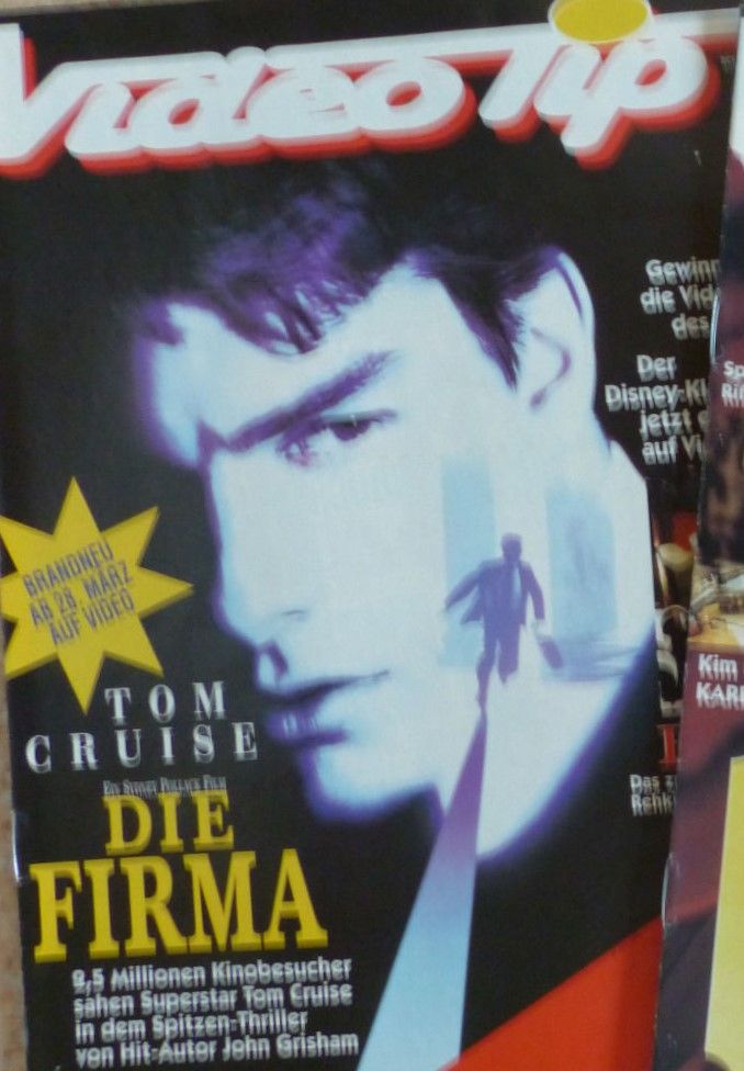 VIDEO TIP magazine side cover March 1994