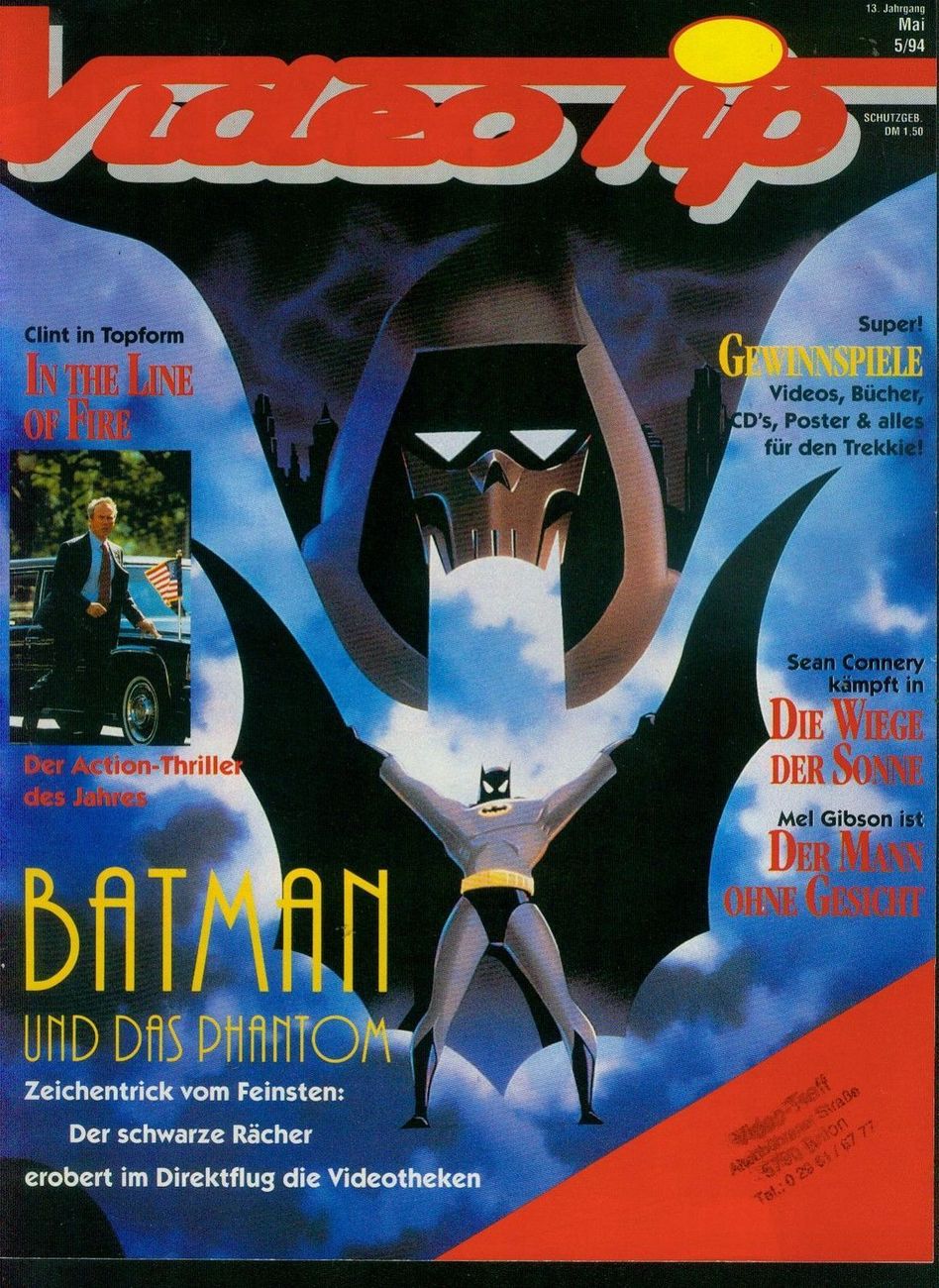 VIDEO TIP magazine side cover May 1994