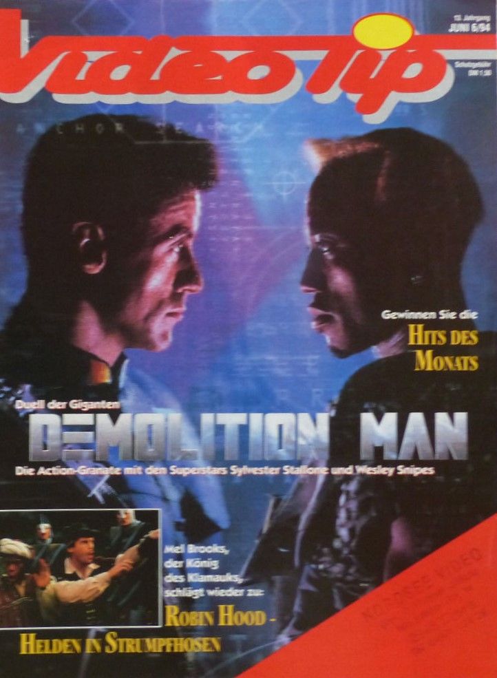 VIDEO TIP magazine side cover June 1994