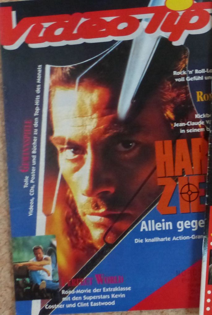VIDEO TIP magazine side cover July 1994