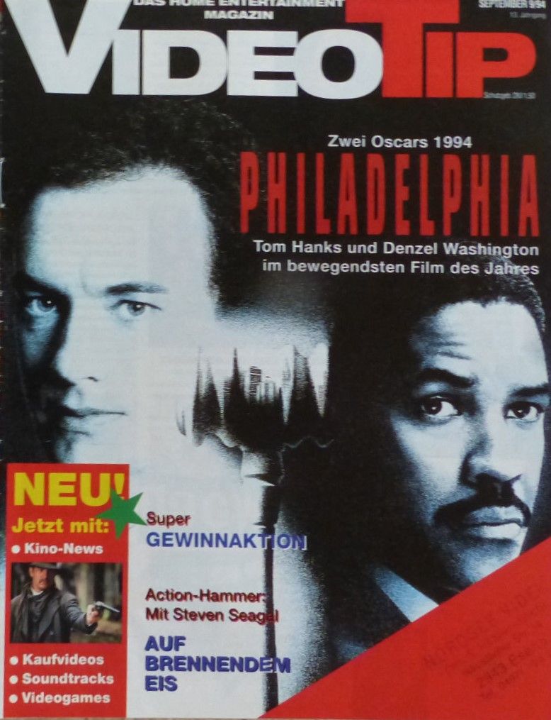VIDEO TIP magazine side cover September 1994