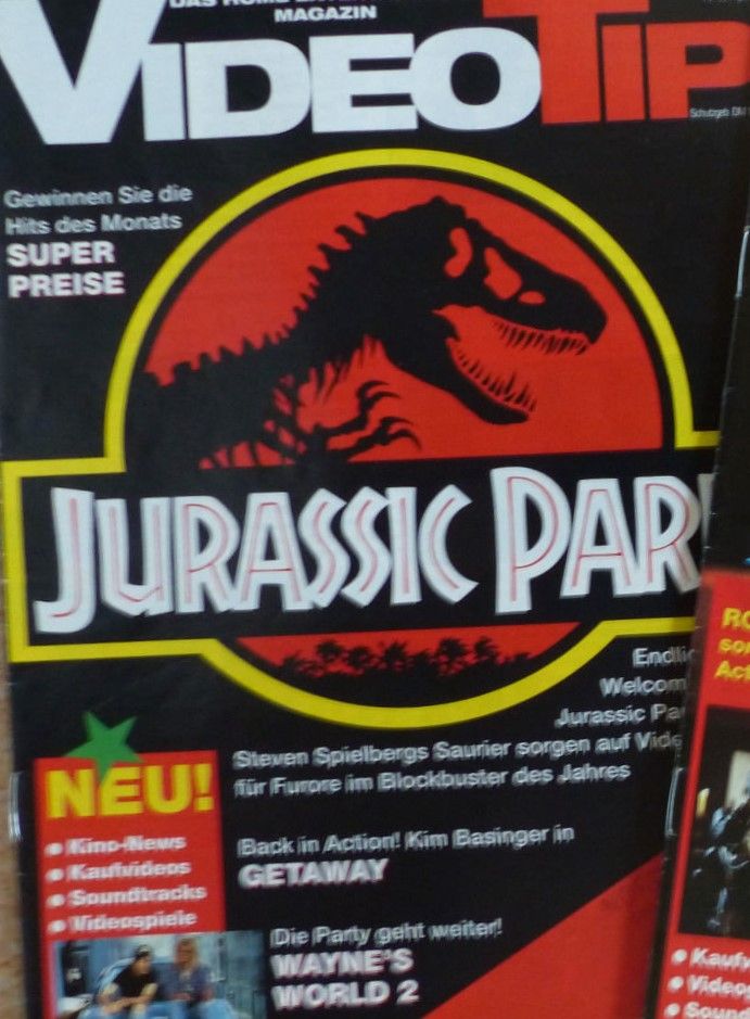 VIDEO TIP magazine side cover October 1994