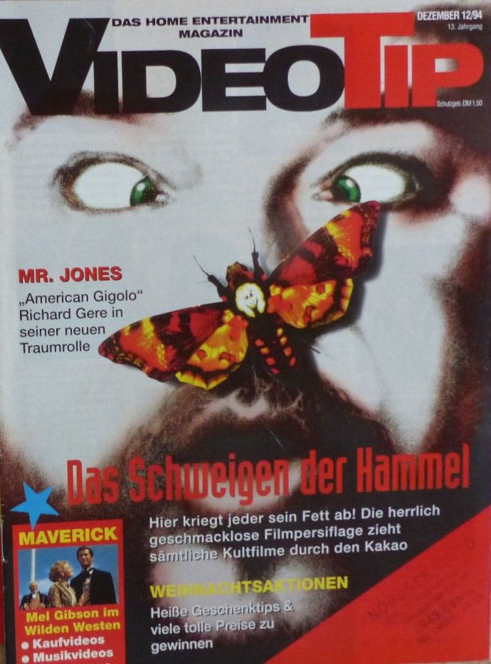 VIDEO TIP magazine side cover December 1994