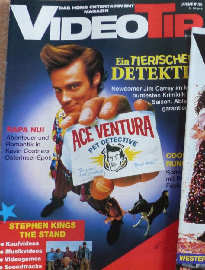 VIDEO TIP magazine side cover January 1995