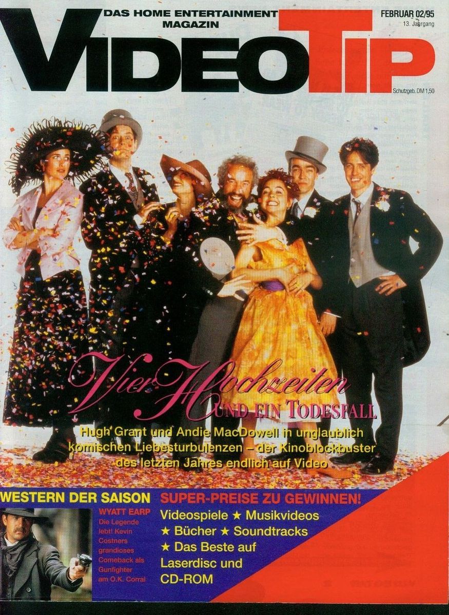 VIDEO TIP magazine side cover February 1995