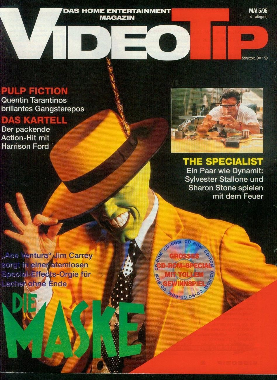 VIDEO TIP magazine side cover May 1995
