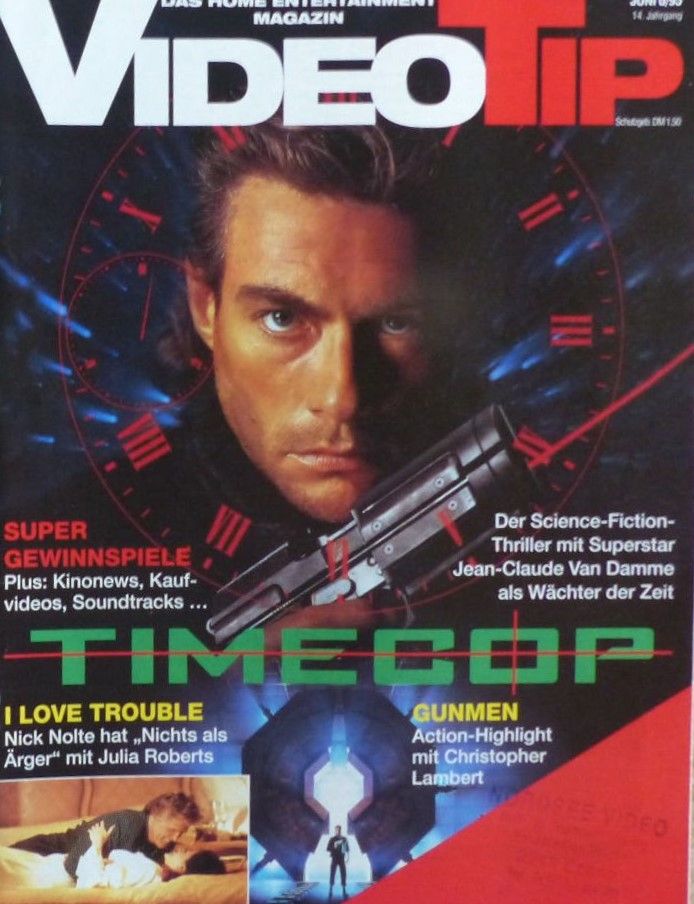 VIDEO TIP magazine side cover June 1995