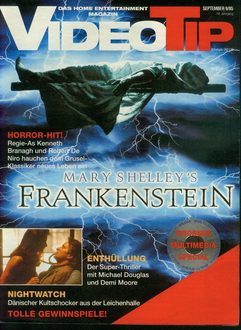 VIDEO TIP magazine side cover September 1995