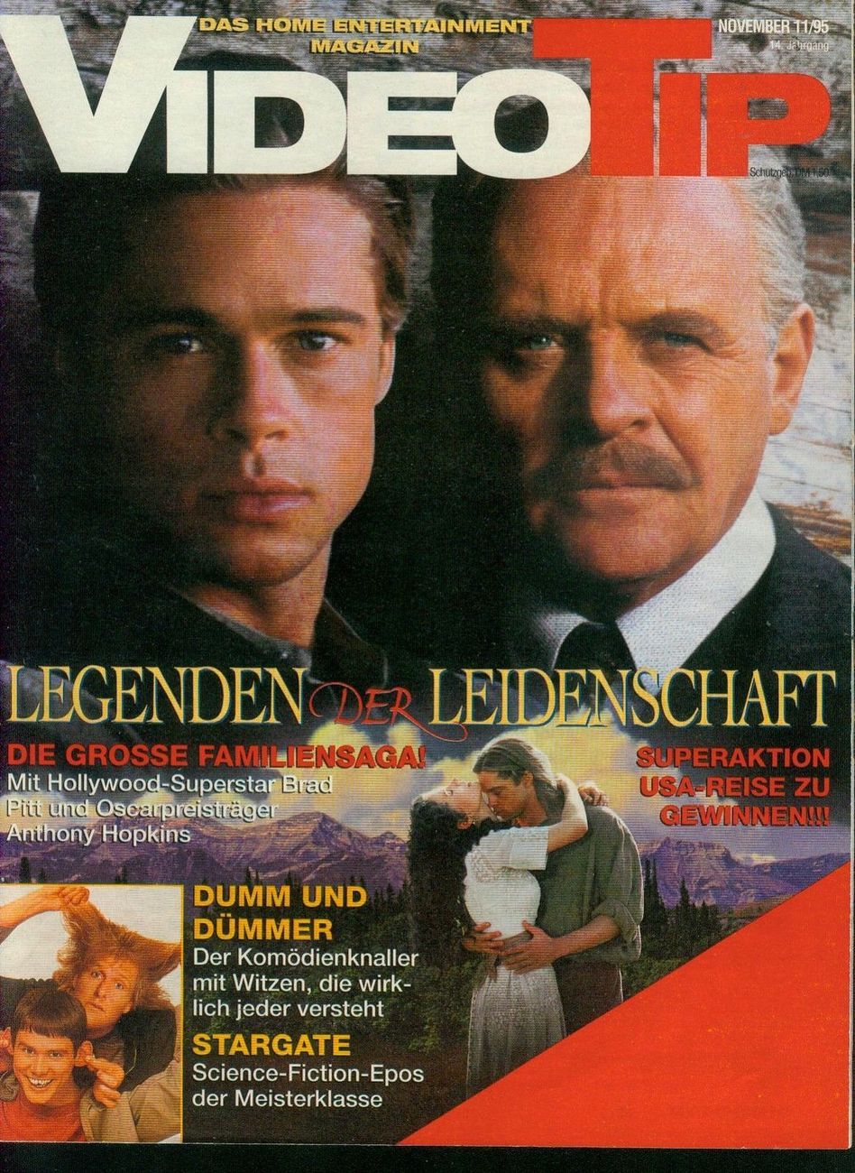 VIDEO TIP magazine side cover November 1995
