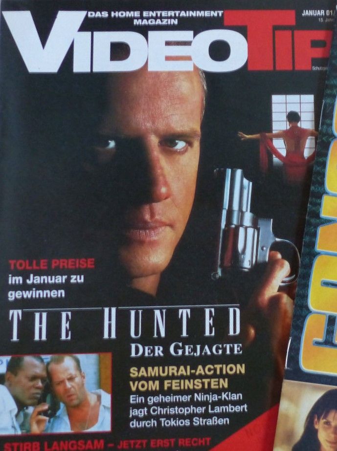 VIDEO TIP magazine side cover January 1996