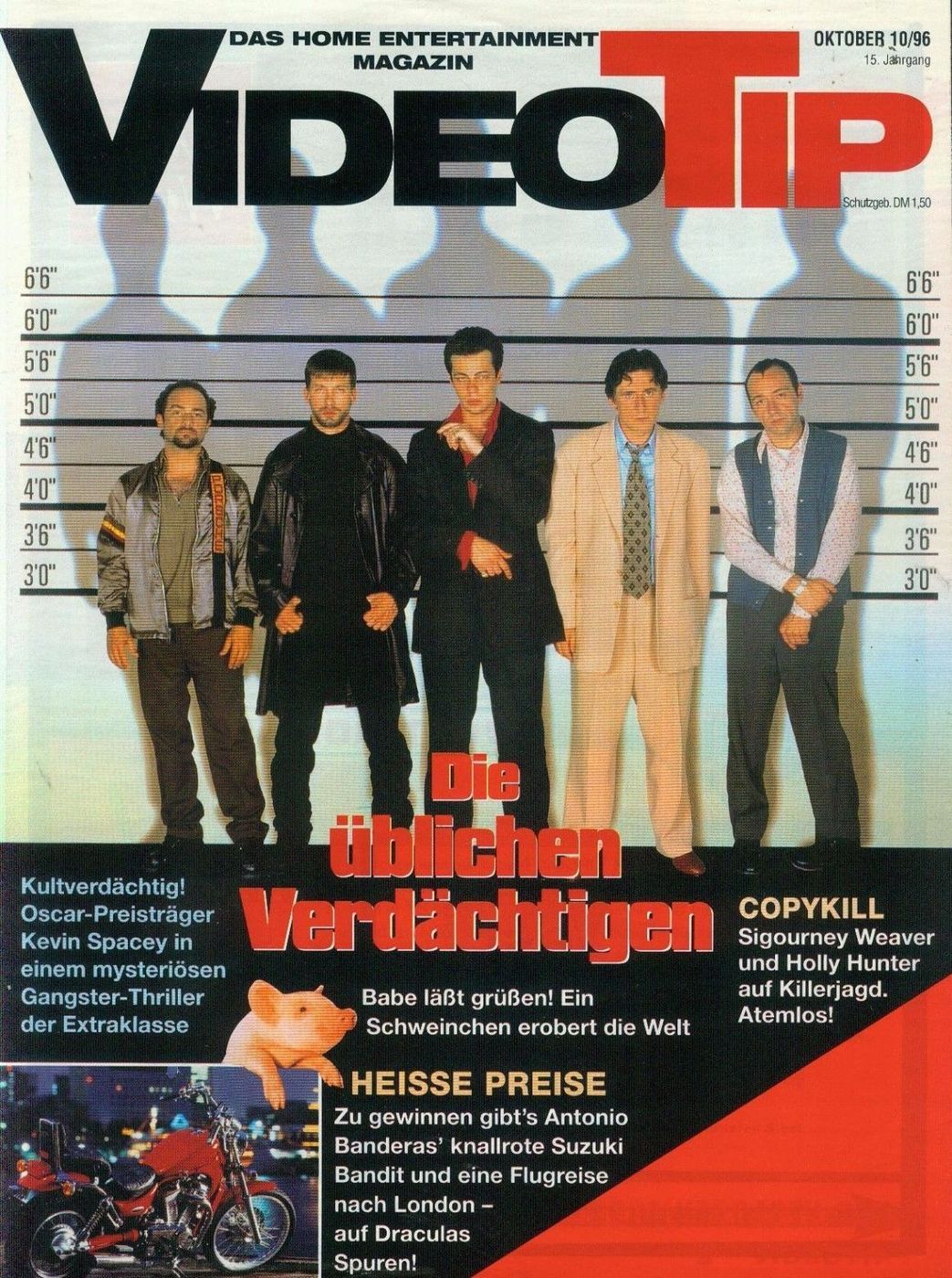 VIDEO TIP magazine side cover October 1996