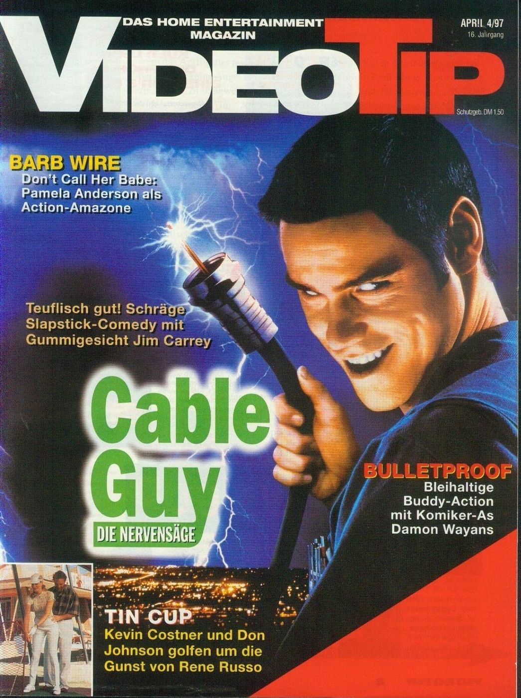 VIDEO TIP magazine side cover April 1997