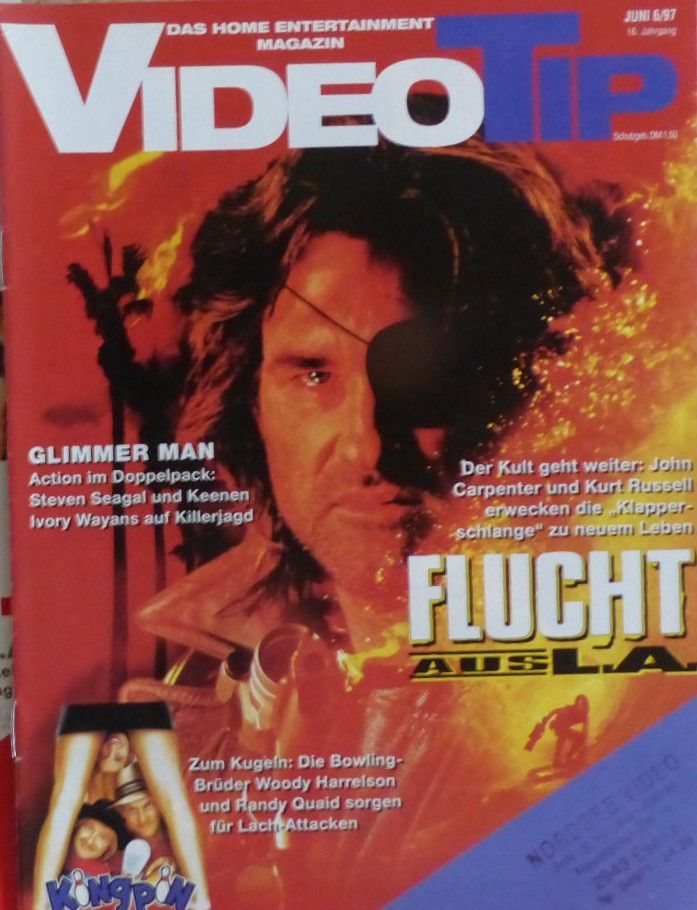 VIDEO TIP magazine side cover June 1997