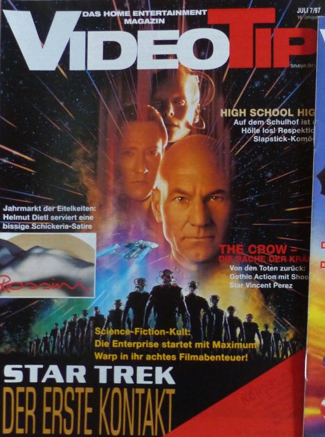 VIDEO TIP magazine side cover July 1997