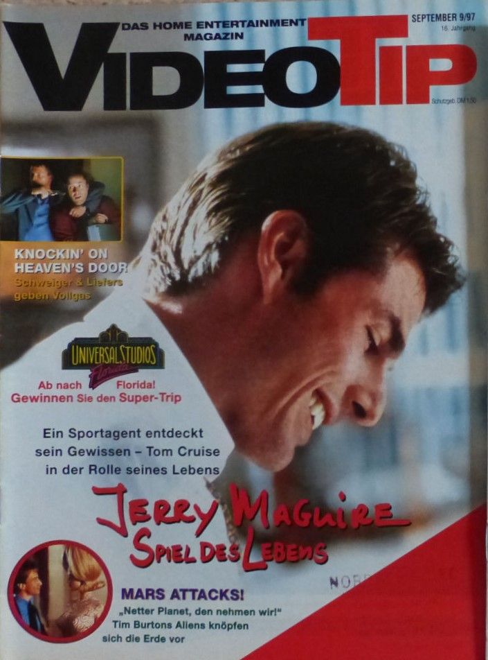 VIDEO TIP magazine side cover September 1997