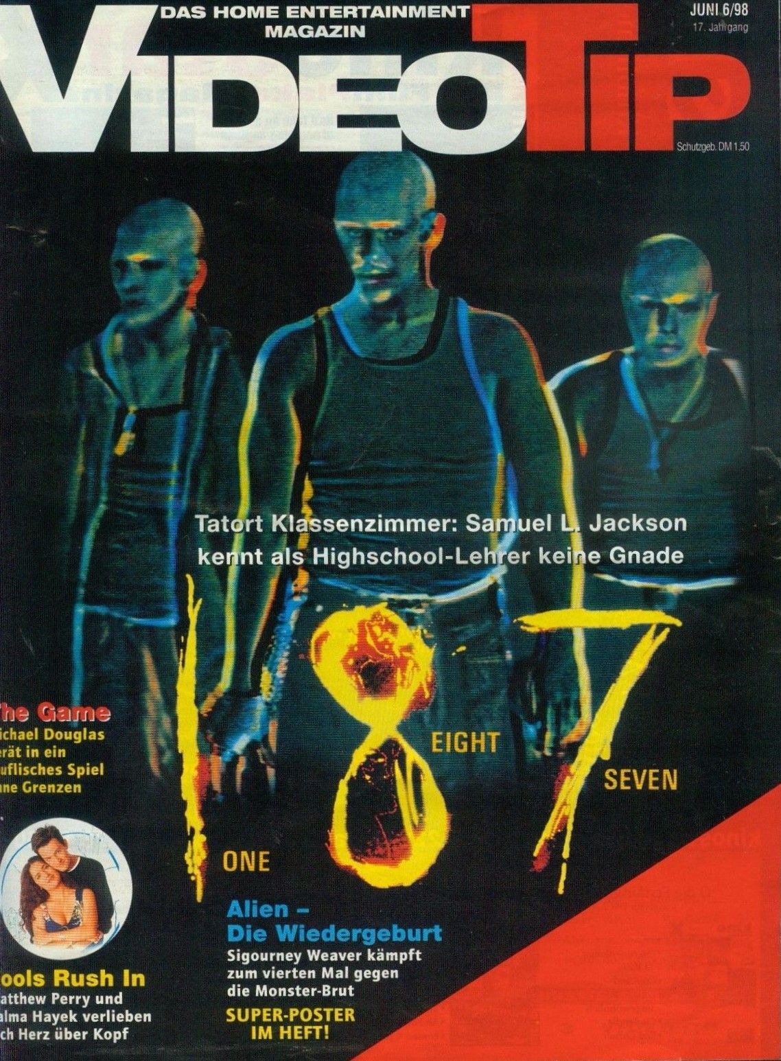 VIDEO TIP magazine side cover  June 1998