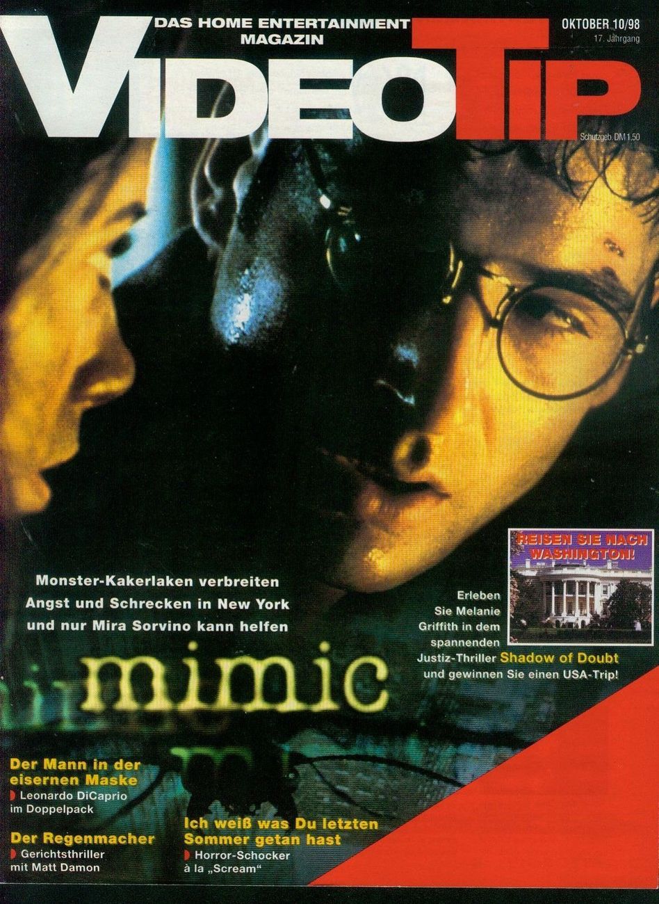 VIDEO TIP magazine side cover October 1998