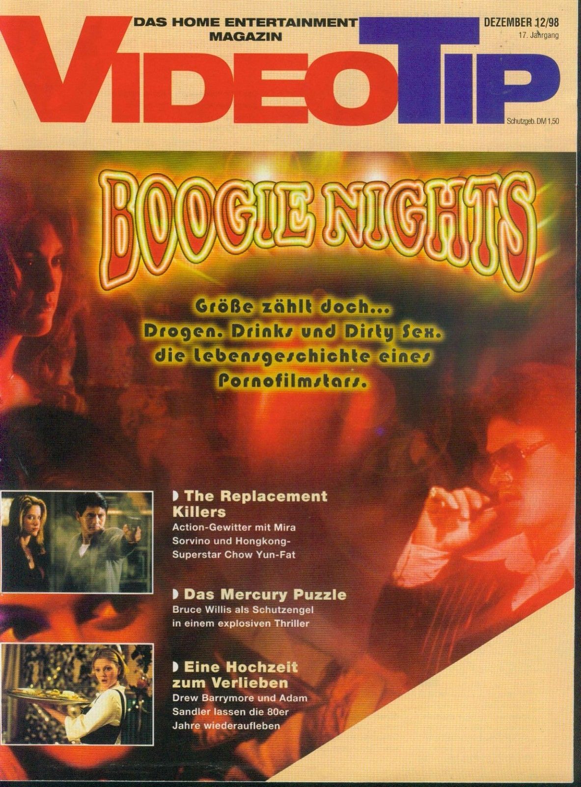 VIDEO TIP magazine side cover  December 1998