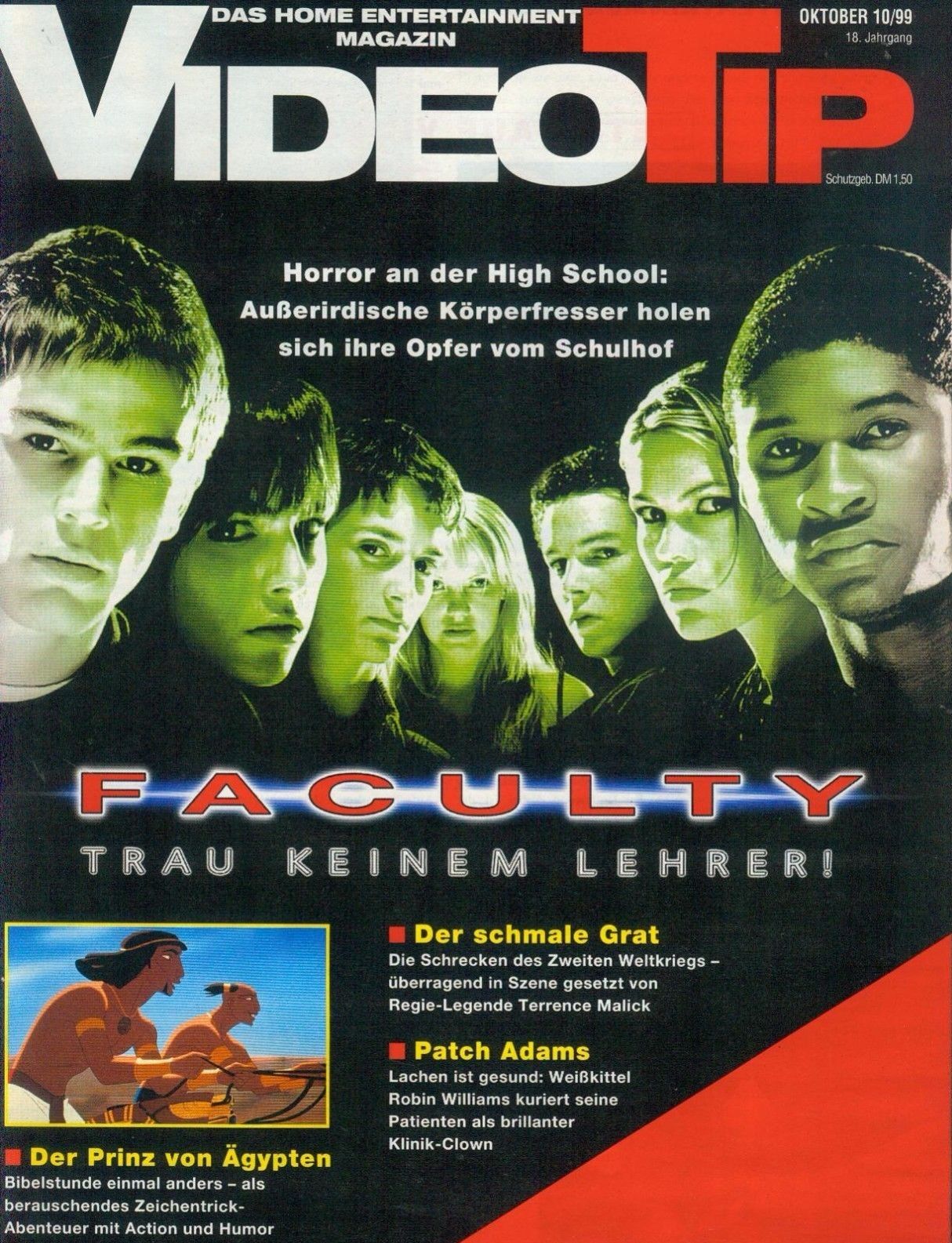 VIDEO TIP magazine side cover  October 1999