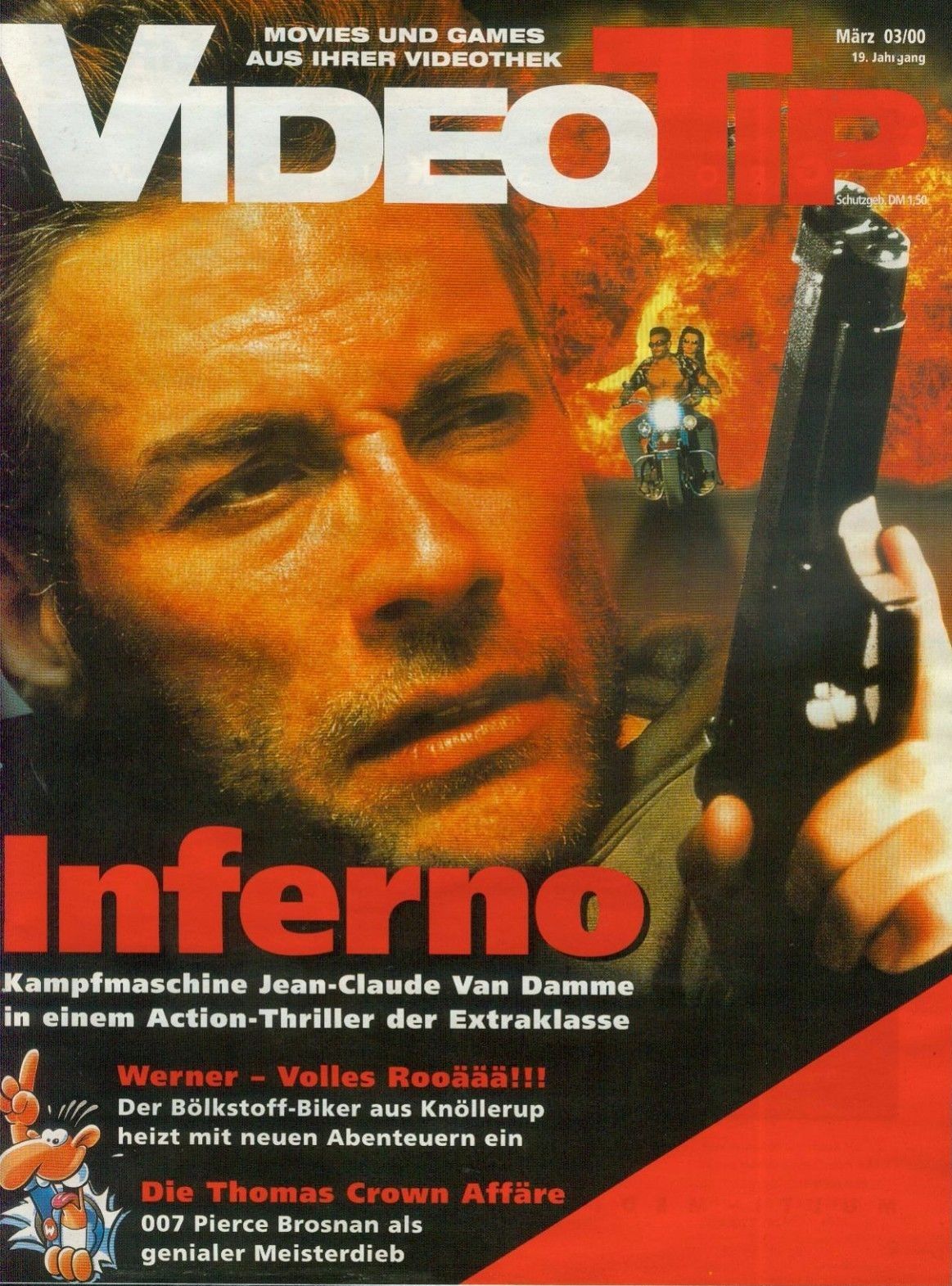 VIDEO TIP magazine side cover  March 2000