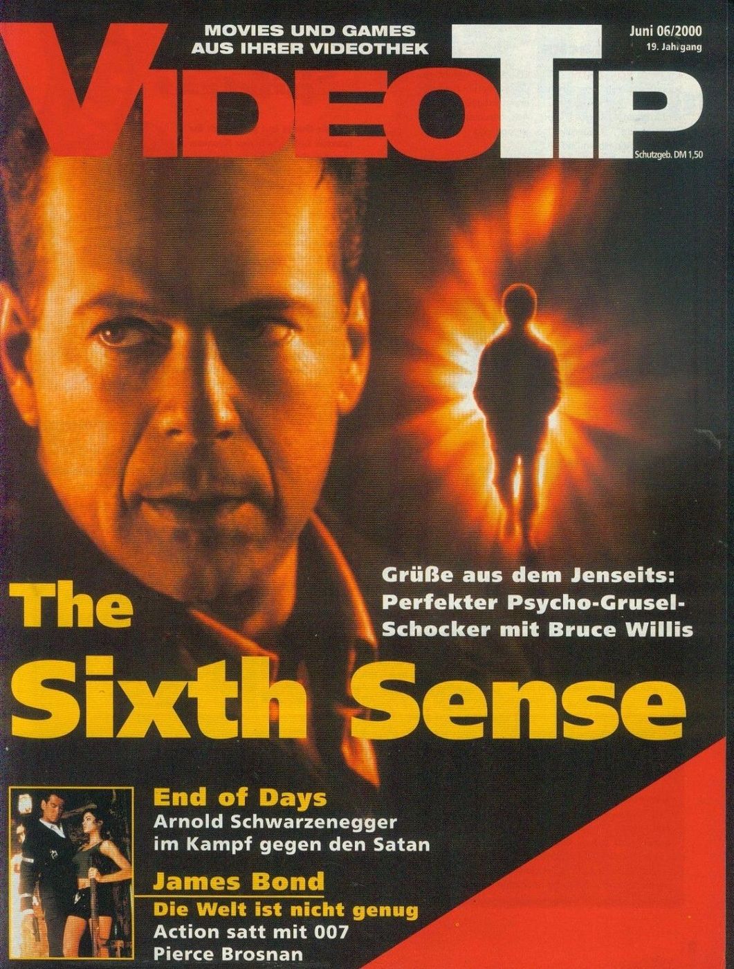 VIDEO TIP magazine side cover  June 2000