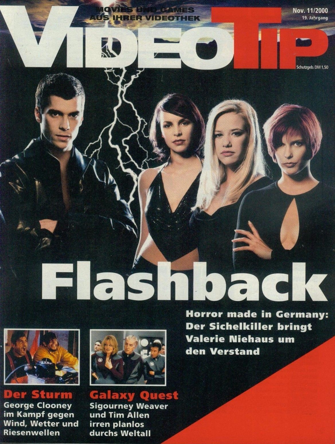 VIDEO TIP magazine side cover  November 2000