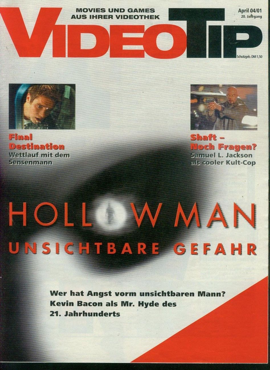 VIDEO TIP magazine side cover April 2001