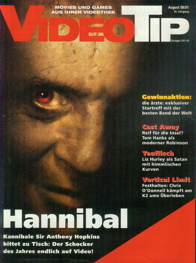 VIDEO TIP magazine side cover  August 2001