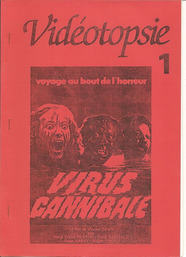VIDEOTOPSIE magazine side cover Issue 1 October 1993