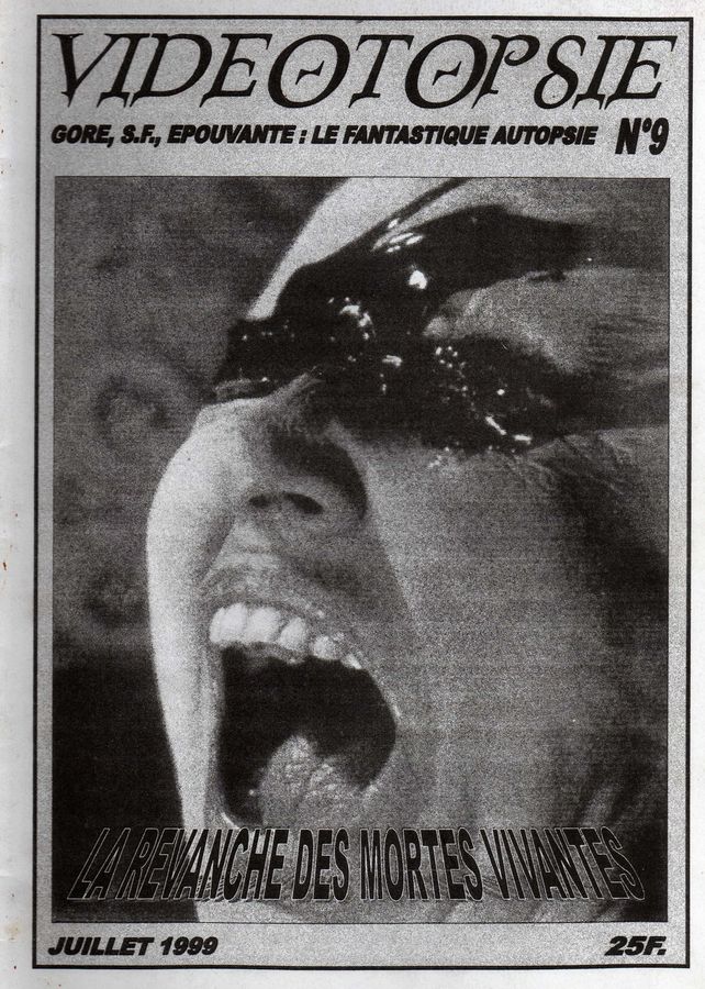 VIDEOTOPSIE magazine side cover Issue 9 July 1999