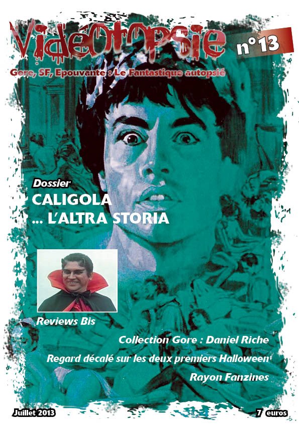 VIDEOTOPSIE magazine side cover Issue 13 July/August/September 2013