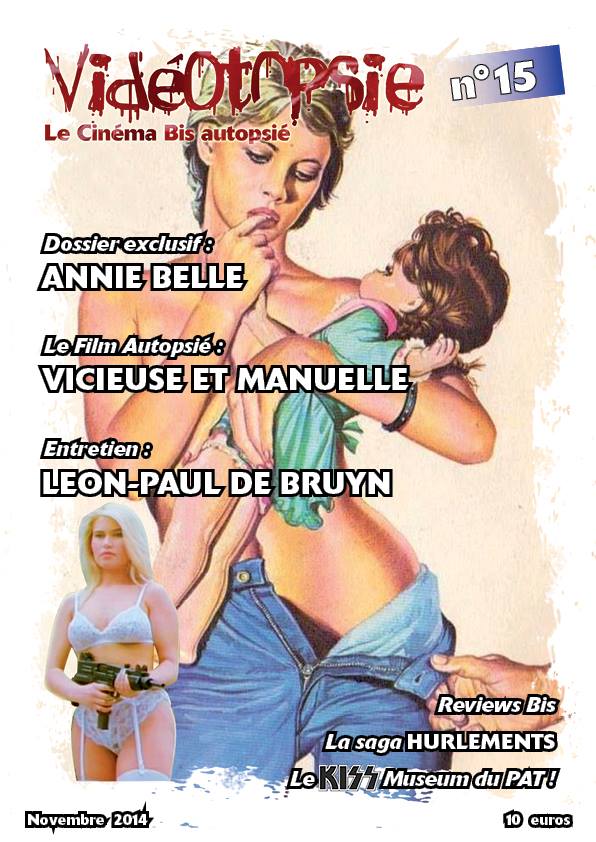 VIDEOTOPSIE magazine side cover Issue 15 November 2014