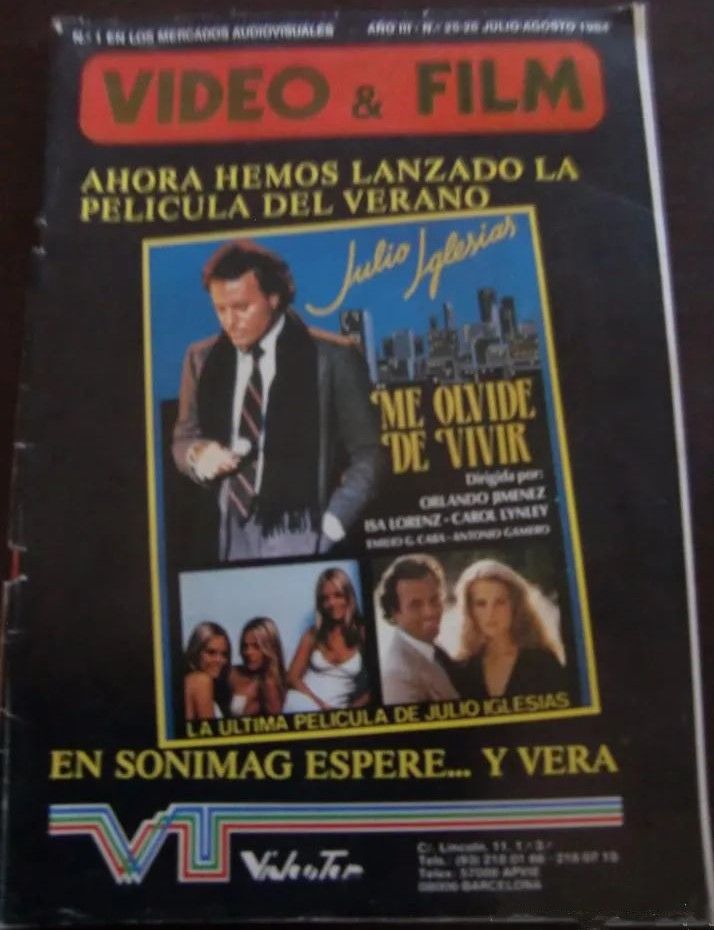 VIDEO TV FILM magazine side cover Issue 25-26  July/August 1984
