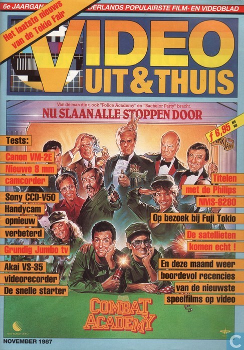 VIDEO UIT EN THUIS magazine side cover Issue 64 November 1987