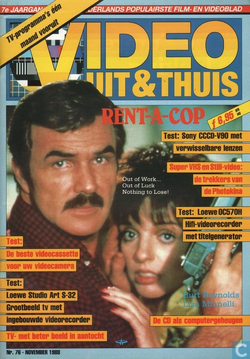VIDEO UIT EN THUIS magazine cover Issue 76 November 1988