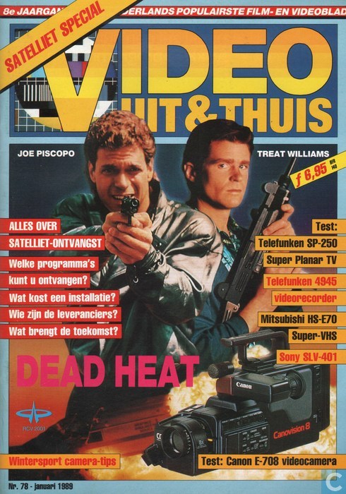 VIDEO UIT EN THUIS magazine side cover Issue 78 January 1989