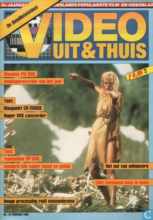 VIDEO UIT EN THUIS magazine side cover Issue 79 February 1989