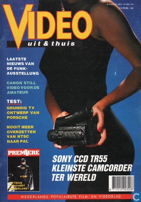 VIDEO UIT EN THUIS magazine cover Issue 87 October 1989