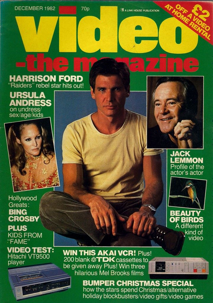VIDEO-THE MAGAZINE magazine side cover December 1982