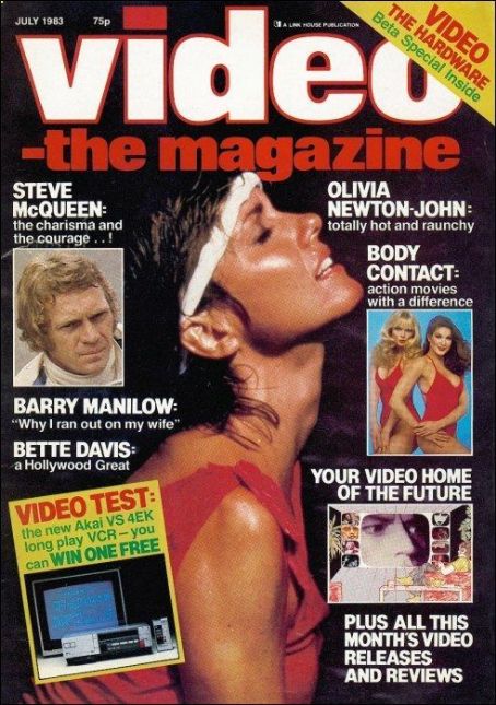 VIDEO-THE MAGAZINE magazine side cover July 1983