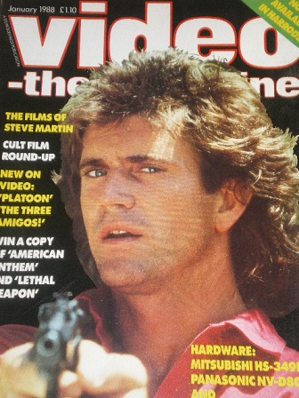 VIDEO-THE MAGAZINE magazine side cover January 1988