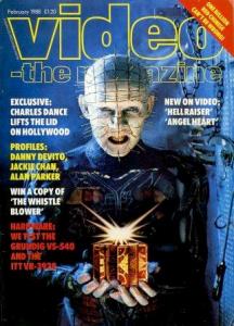 VIDEO-THE MAGAZINE magazine side cover February 1988