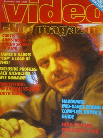VIDEO-THE MAGAZINE magazine side cover September 1988