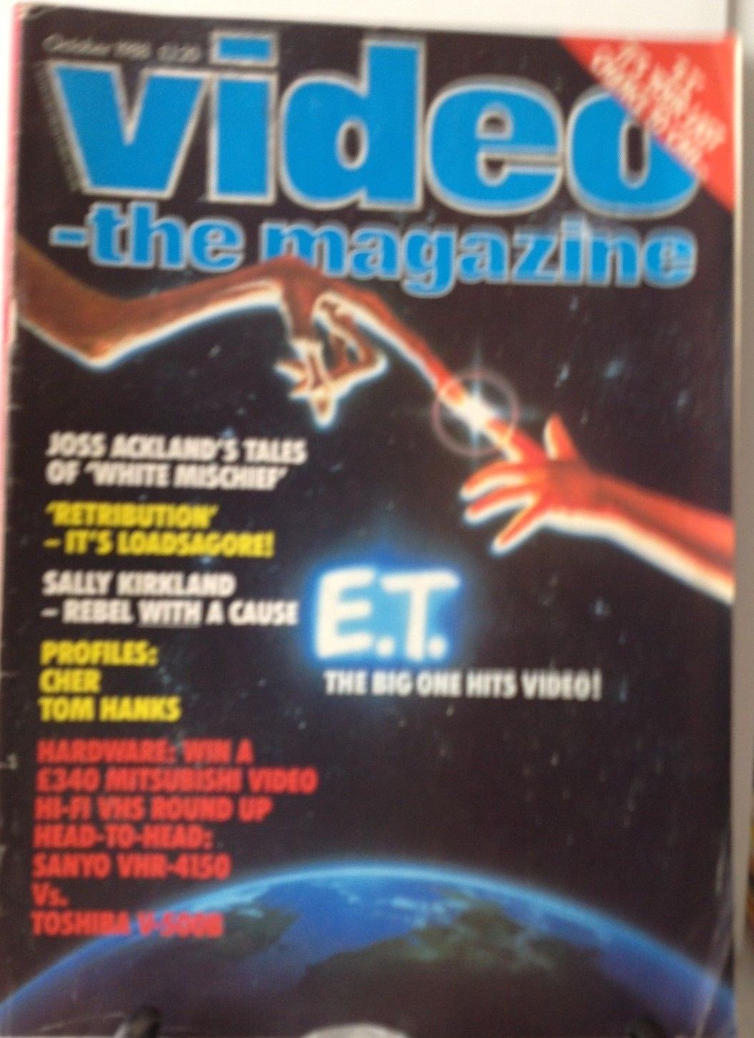 VIDEO-THE MAGAZINE magazine side cover October 1988