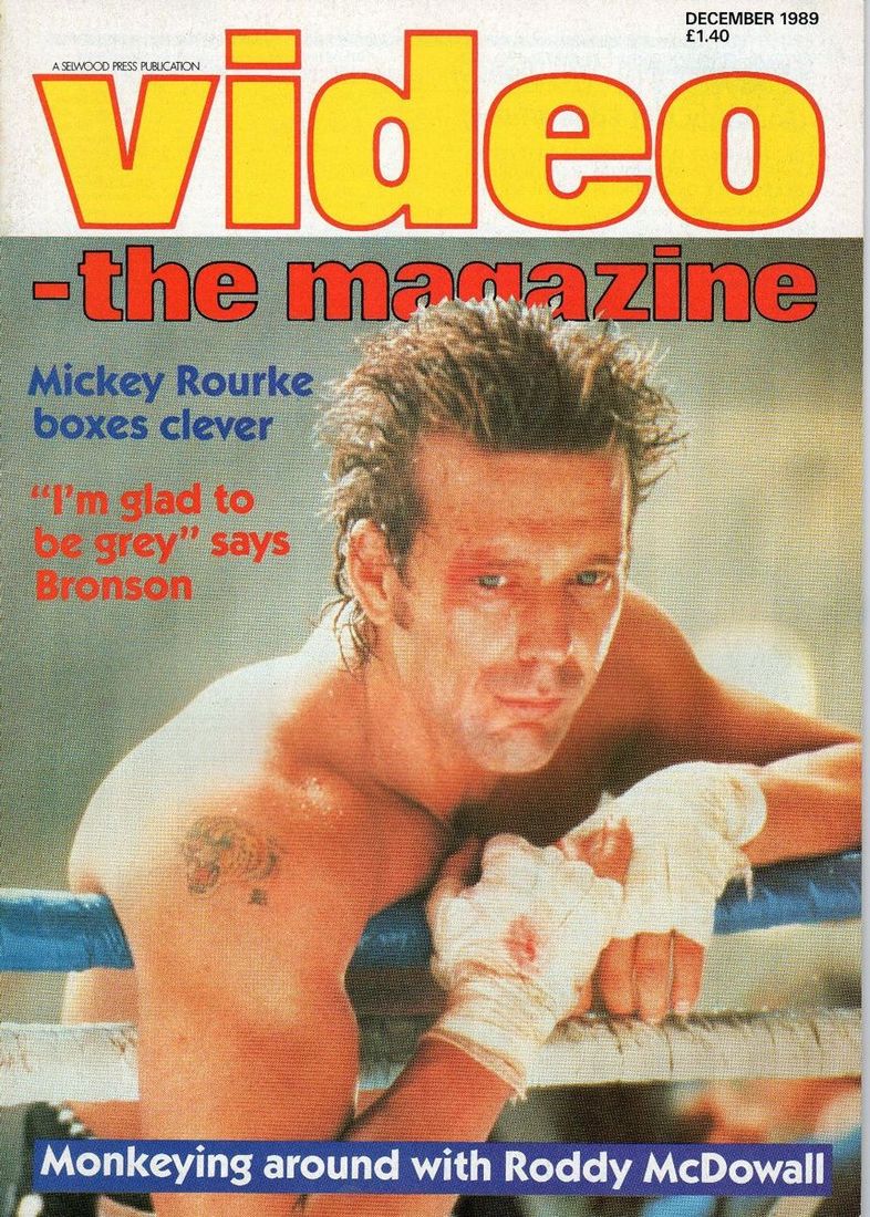 VIDEO-THE MAGAZINE magazine side cover December 1989
