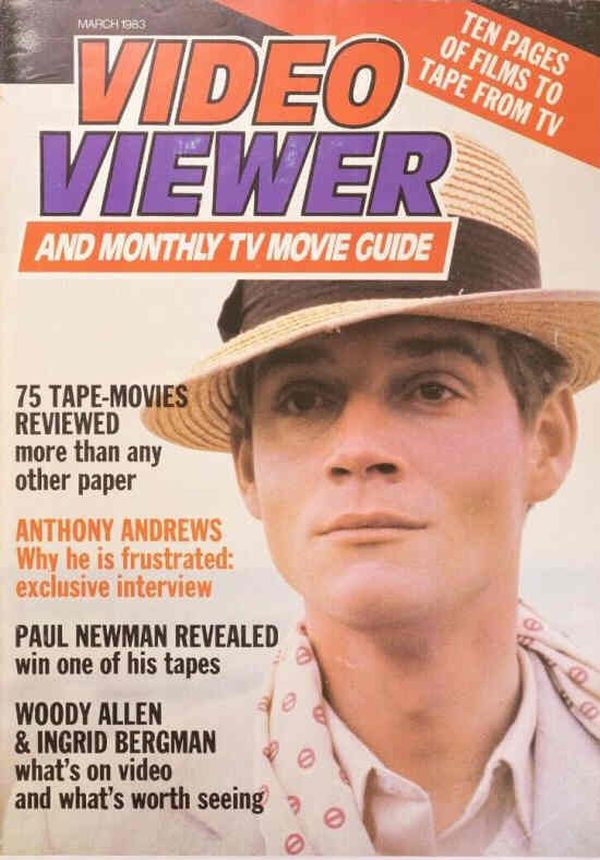 VIDEO VIEWER magazine side cover  March 1983