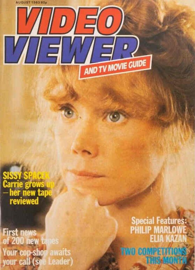 VIDEO VIEWER magazine side cover  August 1983