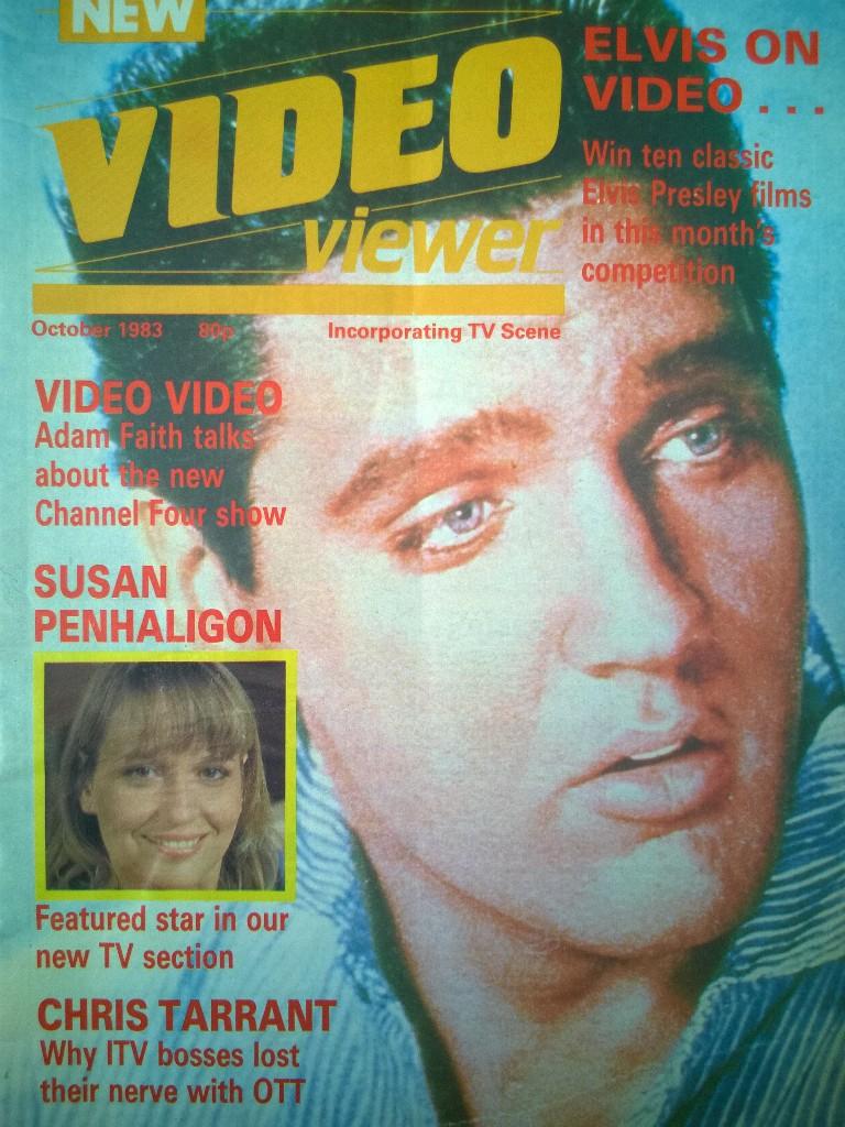 VIDEO VIEWER magazine side cover  October 1983